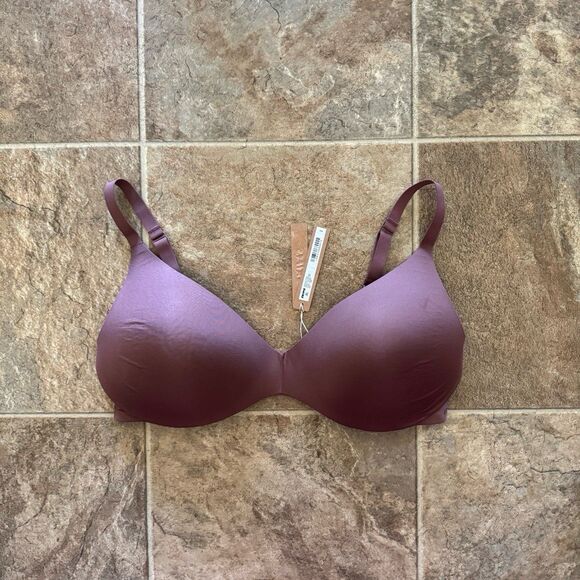 Skims Wireless Form Push-up Bra Garnet Size 38DD - Picture 3 of 10